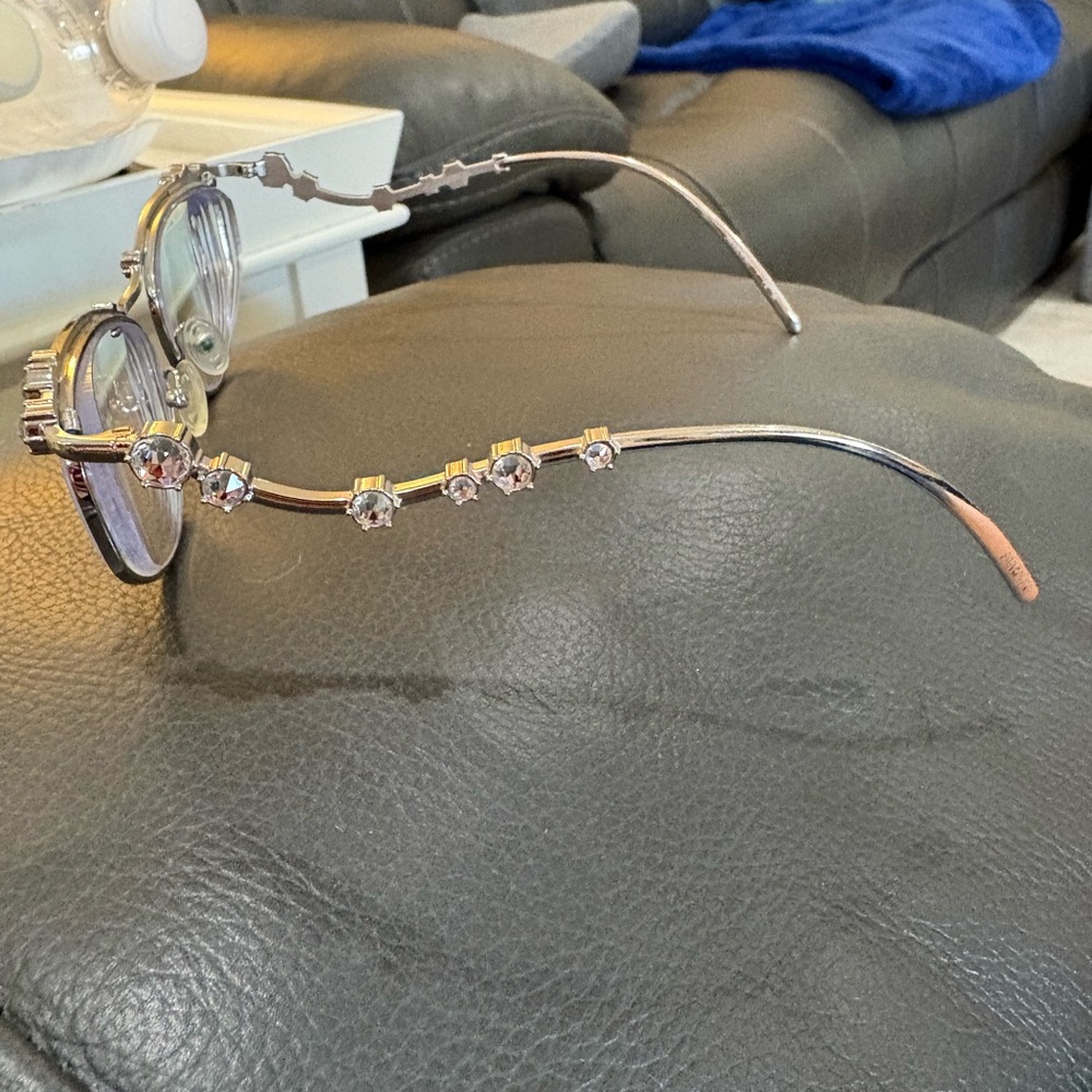 Swarovski Silver Crystal Embellished Glasses - Picture 4 of 5